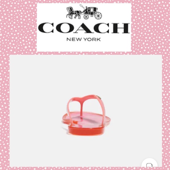 🆕 Coach jelly sandals - Picture 2 of 8
